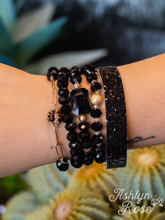 The Git Up Black Bracelet Set