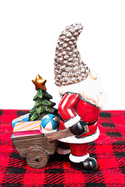 Deck The Halls Santa Gnome Resin Figurine 7" X 4.5"