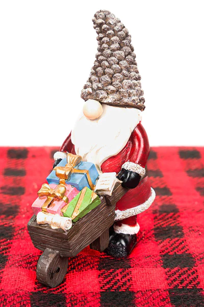 On The Nice List Santa Gnome Resin Figurine 7" X 4.5"